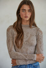 Load image into Gallery viewer, Jacquard Fishnet Top (4 Colors)