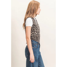Load image into Gallery viewer, Leopard Button Vest