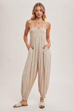 Load image into Gallery viewer, Gauze Smocked Jumpsuit (3 Colors)