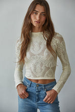 Load image into Gallery viewer, Jacquard Fishnet Top (4 Colors)