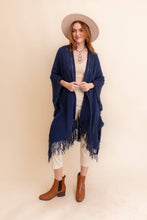 Load image into Gallery viewer, Frayed Bohemian Ruana