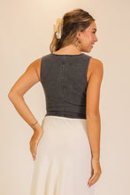 Load image into Gallery viewer, Corset Denim Top (2 Colors)