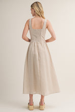 Load image into Gallery viewer, Square Neck Basque Dress (2 Colors)