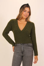 Load image into Gallery viewer, Deep V-Neck Sweater