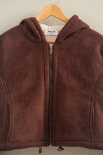 Load image into Gallery viewer, Suede Hooded Jacket (2 Colors)