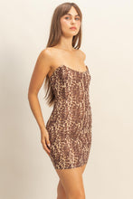 Load image into Gallery viewer, Leopard Bodycon Mini Dress