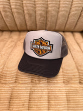 Load image into Gallery viewer, Harley Large Patch Trucker Hat