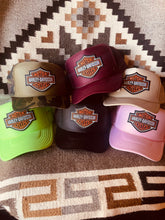 Load image into Gallery viewer, Harley Large Patch Trucker Hat