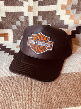 Load image into Gallery viewer, Harley Large Patch Trucker Hat
