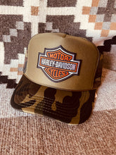 Load image into Gallery viewer, Harley Large Patch Trucker Hat