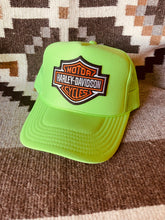 Load image into Gallery viewer, Harley Large Patch Trucker Hat