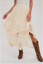 Load image into Gallery viewer, Lace Tier Midi Skirt (2 Colors)