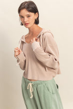Load image into Gallery viewer, Mineral Cropped Waffle Top (2 Colors)