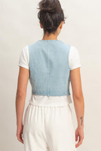 Load image into Gallery viewer, V-neck Denim Vest (2 Colors)