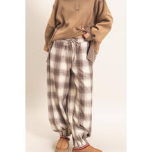 Load image into Gallery viewer, Plaid Jogger Pants (2 Colors)