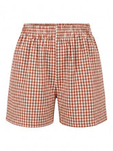 Load image into Gallery viewer, Gingham Elastic Waist Shorts (2 Colors)