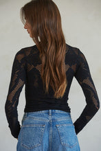 Load image into Gallery viewer, Jacquard Fishnet Top (4 Colors)