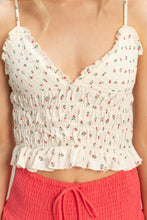 Load image into Gallery viewer, Fruit Smocked Cami Top (2 Colors)