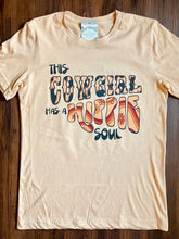 Load image into Gallery viewer, Cowboy Has a Hippie Soul Tee