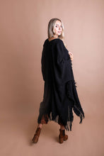 Load image into Gallery viewer, Frayed Bohemian Ruana
