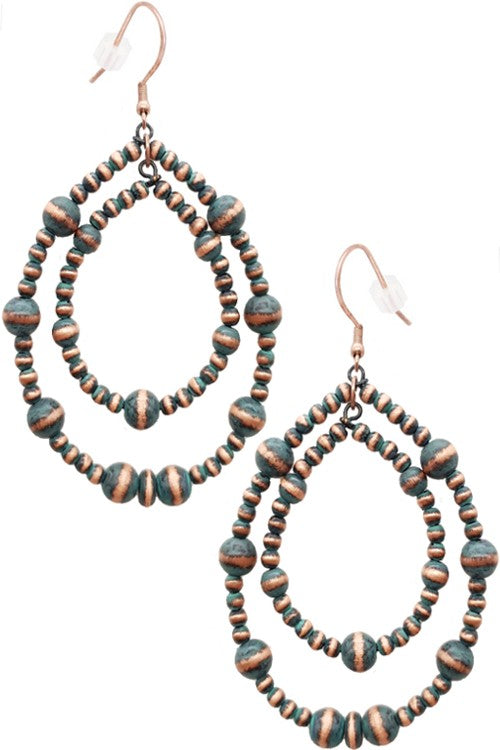 Teardrop Navajo Pearl Earring