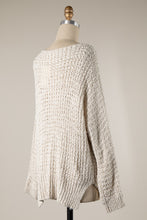 Load image into Gallery viewer, V Neck Cable Knit Sweater (2 Colors)
