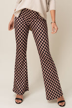Load image into Gallery viewer, Checkered Flare Pants
