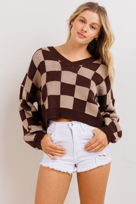 Checkered Sweater