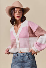 Load image into Gallery viewer, Color Block Cardigan
