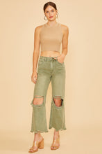 Load image into Gallery viewer, Distressed Denim Straight Jeans
