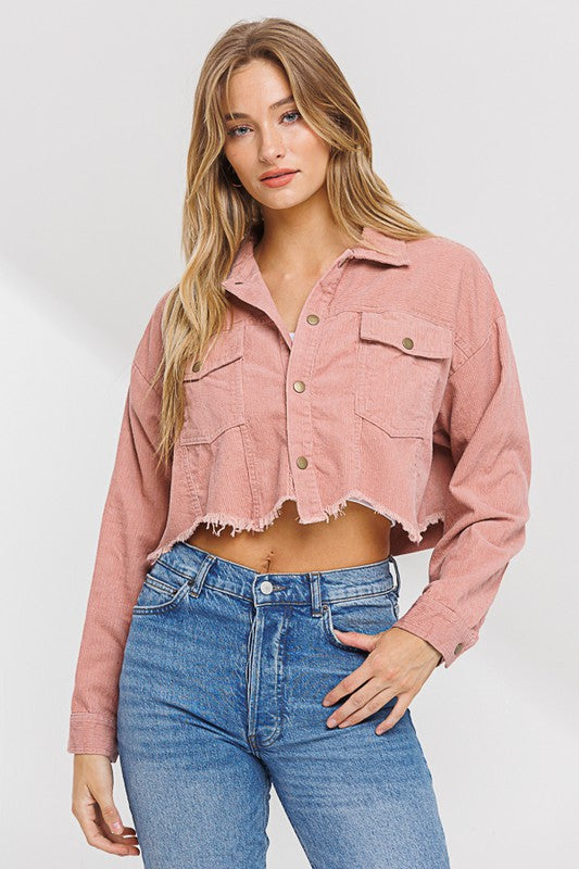 Corduroy Crop Jacket