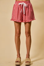 Load image into Gallery viewer, Ruffled Gingham Short (2 Colors)
