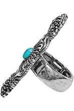 Load image into Gallery viewer, Flower Gemstone Ring
