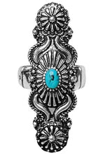 Load image into Gallery viewer, Flower Gemstone Ring
