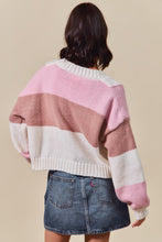 Load image into Gallery viewer, Color Block Cardigan
