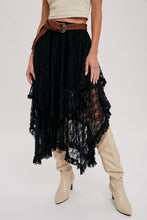 Load image into Gallery viewer, Lace Tier Midi Skirt
