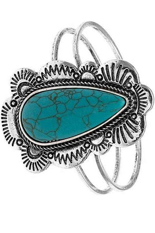Turquoise Hinge Bracelet