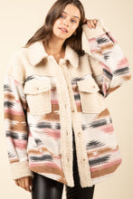 Load image into Gallery viewer, Sherpa Aztec Jacket (More Colors Available)
