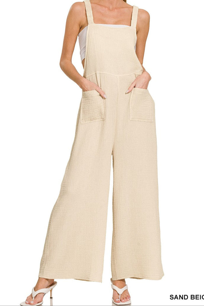 Gauze Overalls (More Colors)