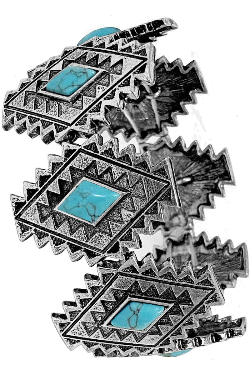Aztec Gemstone Bracelet