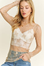 Load image into Gallery viewer, Mesh Lace Top ( 7 Colors)

