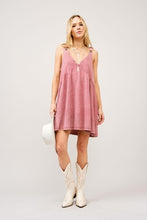 Load image into Gallery viewer, Plunge Buckle Babydoll Dress
