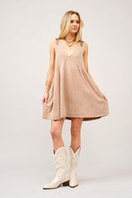 Load image into Gallery viewer, Plunge Buckle Babydoll Dress
