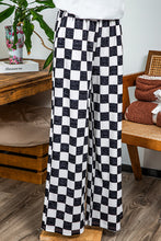 Load image into Gallery viewer, Checked High Waist Wide Leg Pants (2 Colors)
