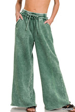 Load image into Gallery viewer, Acid Wash Fleece Palazzo Pant (14 Colors)
