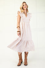 Load image into Gallery viewer, Gingham Embrodery Dress
