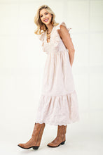 Load image into Gallery viewer, Gingham Embrodery Dress
