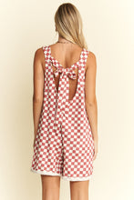 Load image into Gallery viewer, Checker Print Romper
