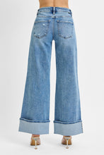 Load image into Gallery viewer, Mid Rise Wide Cuffed Jeans
