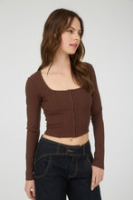 Load image into Gallery viewer, Front Eye Hook Crop Top (2 Colors)
